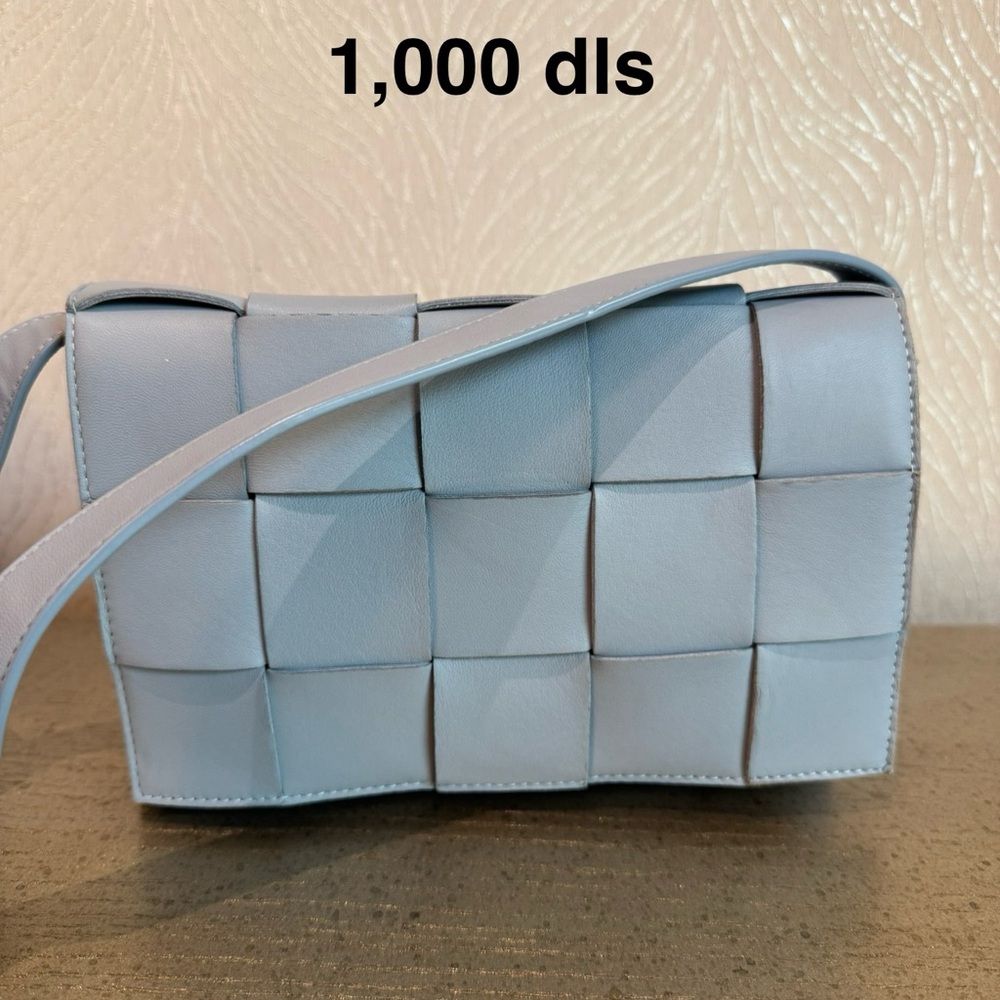 Bottega Veneta Light Blue Crossbody Bag